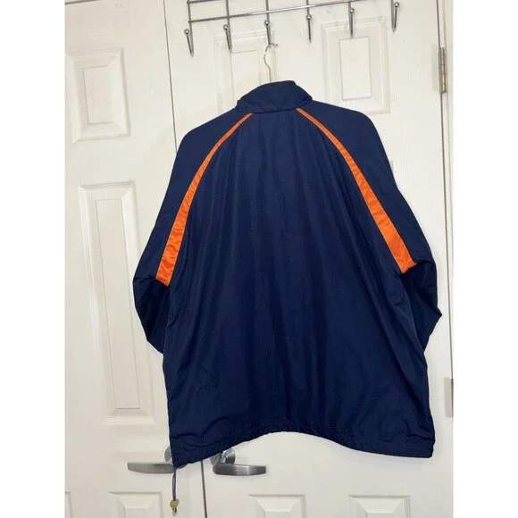 Vintage Nike Jacket Mens XL Full Zip Y2K Blue & Orange - Picture 2 of 5